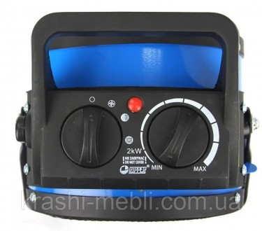 Нагрівач електричний RIPPER M80901R PTC 2 кВт, чорно-синій 
RIPPER M80901R — це . . фото 8