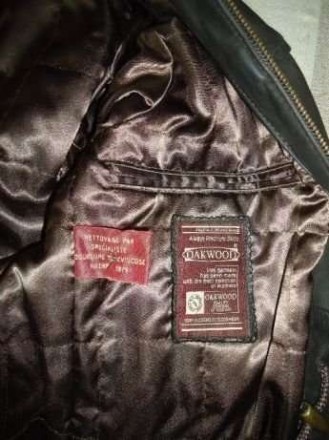 Куртка кожаная демисезон Oakwood (Франция) в отличном состоянии, оделась пару ра. . фото 7