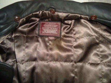 Куртка кожаная демисезон Oakwood (Франция) в отличном состоянии, оделась пару ра. . фото 6