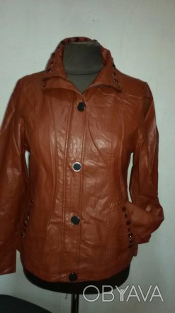Куртка женская большого размера из экокожи MAX&HT, Турция из искусственной кожи . . фото 1