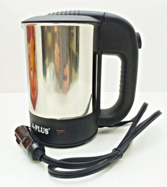 Электрочайник A-PLUS 0.5 л от сети  Серебристый с черным (200148). Івано-Франківськ. фото 1