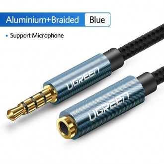 AUX 3.5mm удлинитель Ugreen AV118 - это надежный 4х пиновый аудио кабель AUX 3.5. . фото 7
