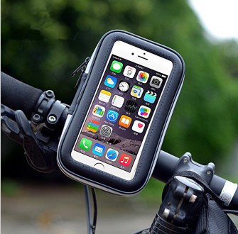 Водонепроницаемый универсальный держатель для телефона на велосипед или мотоцикл. . фото 4