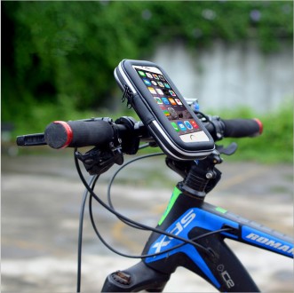 Водонепроницаемый универсальный держатель для телефона на велосипед или мотоцикл. . фото 6