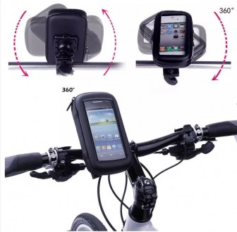 Водонепроницаемый универсальный держатель для телефона на велосипед или мотоцикл. . фото 3