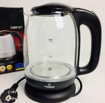 Чайник CROWNBERG CB9121 220V 1.7L Black. Івано-Франківськ. фото 1 Чайник CROWNBERG CB9121 220V 1.7L Black. Івано-Франківськ. фото 1