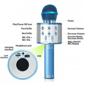 Это микрофон и динамик в одном корпусе. Его можно использовать как мп3-плеер или. . фото 11