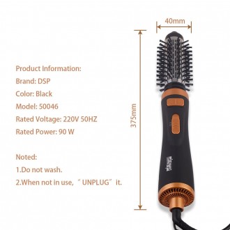  Фен щетка мультистайлер для волос 2 в 1 DSP 50046DSP 50046 – это не просто фен . . фото 3