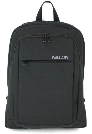 Оригинальный рюкзак из полиэстера Wallaby 156 черныйРюкзак для ноутбука, с плотн. . фото 3