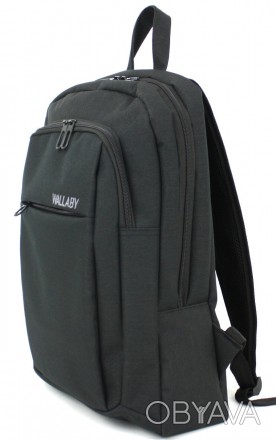 Оригинальный рюкзак из полиэстера Wallaby 156 черныйРюкзак для ноутбука, с плотн. . фото 1