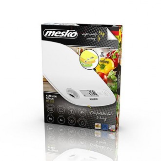 Весы для кухни Mesko MS 3159 white
Если вы хотите максимально быстро и точно изм. . фото 6
