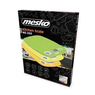 Кухонные весы Mesko MS 3159g
Весы кухонные Mesko MS 3159 - великолепное дополнен. . фото 8