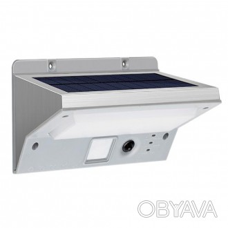 Светодиодный светильник на солнечных батареях, солнечные панели из поликристалли. . фото 1
