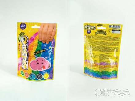 ![CDATA[Набір творчості "Кінетичний пісок "KidSand" пакет 400г (18) Danko Toys Р. . фото 1
