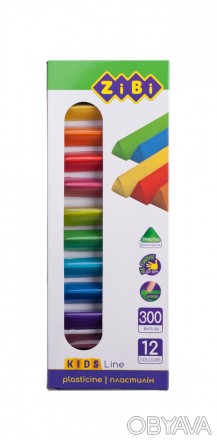 ![CDATA[Пластилін 12 кольорів, 300 г, KIDS Line Работаем с 2011 годаБлагодаря бо. . фото 1