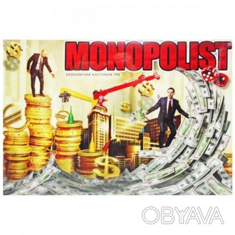 ![CDATA[Економічна настільна гра "Monopolist" укр (20) Danko Toys Работаем с 201. . фото 1