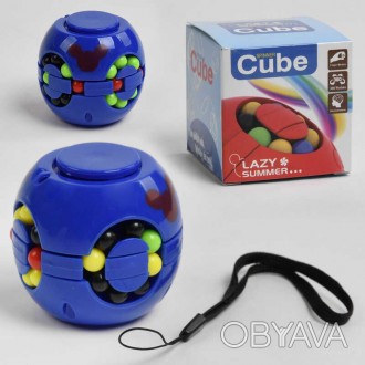![CDATA[Головоломка спиннер антистресс Magic Bean Spinner Cube, со шнурком, в ко. . фото 1
