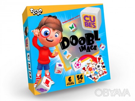 ![CDATA[Настільна гра "Doobl Image Cubes" укр (10) Danko Toys Работаем с 2011 го. . фото 1