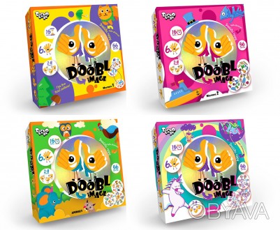 ![CDATA[Настільна гра "Doobl Image" велика укр (8) Danko Toys Работаем с 2011 го. . фото 1