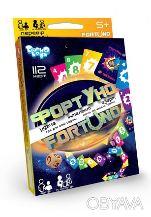 ![CDATA[Настільна гра "ФортУно" середня укр (32) Danko Toys Работаем с 2011 года. . фото 1