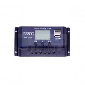 
Контроллер заряда солнечный UKC DP-510A 10A 12/24 В
Контроллер заряда от солнеч. . фото 3