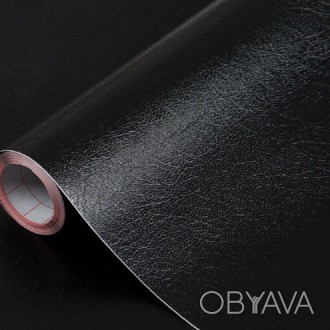  Самоклеюча дизайнерська плівка «Leather black» від dc-fix® демонструє дуже реал. . фото 1