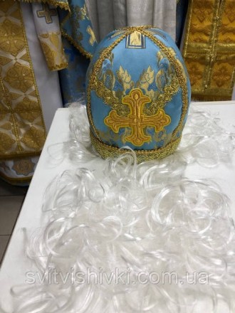 Шапка сценічна з бородою "Святий Миколай". Рівне. фото 1 Шапка сценічна з бородою "Святий Миколай". Рівне. фото 1