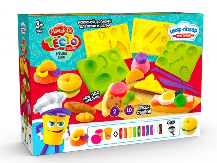 Творчість "Тісто для ліплення Master Do "Шеф-кухар.Траторія" рос/укр (6) Danko T. Днепр. фото 1