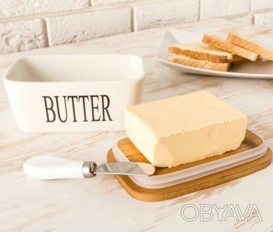 Маслянка OLens Butter O8030-144
 Маслянка OLens Butter O8030-144 – це зручне при. . фото 1