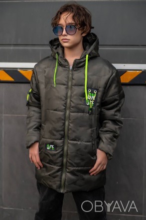 Зимова, тепла куртка (підлітковий)
No2324
 
Тканина — висока якість щільна, зимо. . фото 1