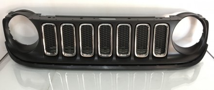 Решетка радиатора grill Jeep Renegade 2015, 2016, 2017, 2018 в сборе (Джип Ренег. . фото 6