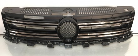 
Решетка радиатора grill VW Tiguan 2011, 2012, 2013, 2014, 2015, 2016, 2017 (Фол. . фото 2