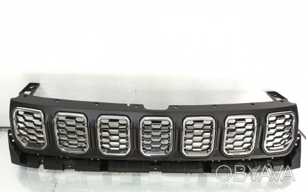 Решетка радиатора grill Jeep Compass (Джип Компасс) 2021-2023
Код запчасти 6WQ65. . фото 1