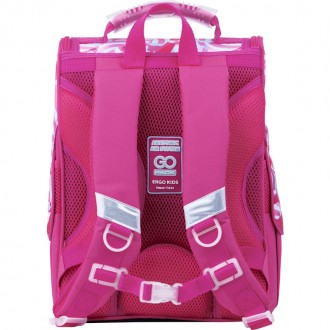 Каркасный рюкзак GO22-5001S-9 – это школьный рюкзак с ортопедической спинкой для. . фото 4