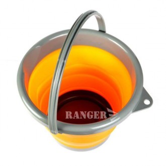 Відро силіконове складане Ranger 5Л, чудовий похідний варіант, який полегшить пе. . фото 5