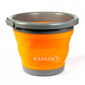 Відро силіконове складане Ranger 5Л, чудовий похідний варіант, який полегшить пе. . фото 3