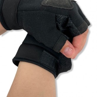 Текстиль рукавички відкритого типу.
Мають міцний захист та вентиляційні отвори н. . фото 4