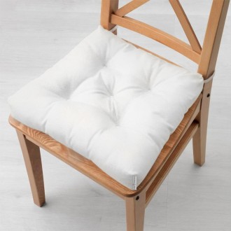 Якісна та стильна подушка на стілець. Розмір 40х40 см. Склад тканини: 75% бавовн. . фото 2