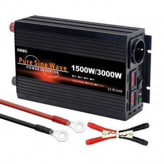 Інвертор з чистою синусоїдою Pure Sine Wave Power Inverter 1500W/3000W сертифіко. Київ. фото 1 Інвертор з чистою синусоїдою Pure Sine Wave Power Inverter 1500W/3000W сертифіко. Київ. фото 1