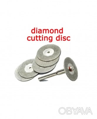 Набір алмазних дисків 30 мм - 5 шт+ 1 тримача для гравера, бормашинки, дремел ( . . фото 1