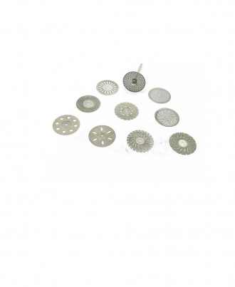Набір 10 шт стоматологічний ультра - тонкий двосторонніх алмазних ріжучих дисків. . фото 4