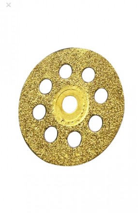 Набір дисків алмазних 25 мм - 10 шт + тримач для гравера, бормашинкі, дремел ( D. . фото 3