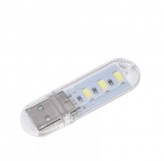 Универсальная светодиодная USB лампа на 3 светодиода
Особенности:
1. Светлый цве. . фото 3