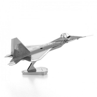 Металевий 3D-пазл F-22 Raptor
Увага! Металевий 3Д пазл не є іграшкою і дітям дош. . фото 4
