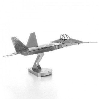 Металевий 3D-пазл F-22 Raptor
Увага! Металевий 3Д пазл не є іграшкою і дітям дош. . фото 5