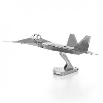 Металевий 3D-пазл F-22 Raptor
Увага! Металевий 3Д пазл не є іграшкою і дітям дош. . фото 6