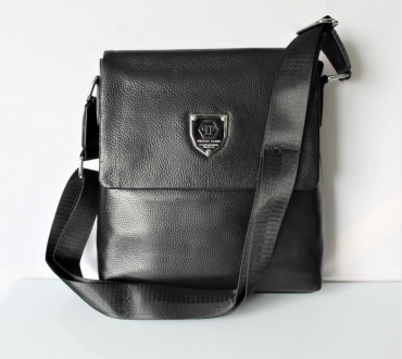 
 
 Стильная мужская кожаная сумка.
Отделения: 1 основное, внешний карман на мол. . фото 9