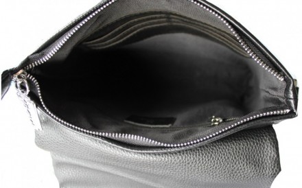 
 
 Стильная мужская кожаная сумка.
Отделения: 1 основное, внешний карман на мол. . фото 5