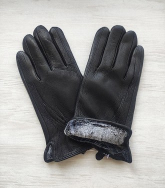 
 
 Мужские кожаные перчатки из оленьей кожи.
Материал верха: натуральная кожа;
. . фото 2