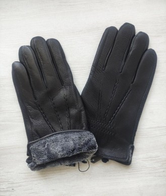 
 
 Мужские кожаные перчатки из оленьей кожи.
Материал верха: натуральная кожа;
. . фото 2